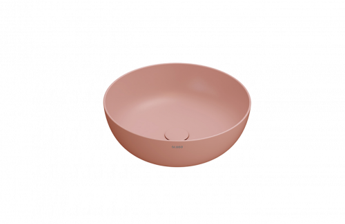 Vessel sink | T_EDGE | 450x450x160 mm | Pink mattte