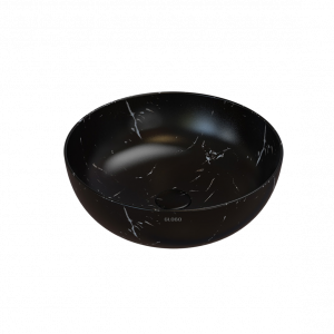 Vessel sink | T_EDGE | 450x450x160 mm | Portoro Nero mattte