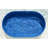 Sinks BLADE OVAL 600 x 360 x 120 mm | vessel sinks | oval | Blue mattte