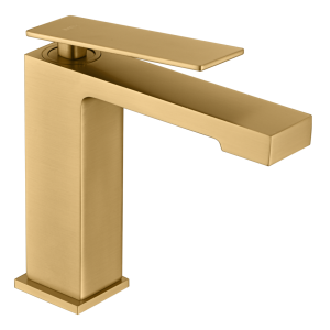 Basin faucet LOTOSAN | stand lever | low | polished gold