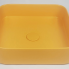 Sinks BLADE | 400 x 400 x 115 mm | vessel sinks | rectangular | Ocher mattte