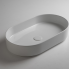 Sinks BLADE OVAL 600 x 360 x 120 mm | vessel sinks | oval | White gloss