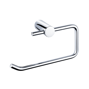 Toilet paper holder NAVA without cover, for single roll | chrome