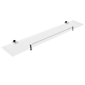 Shelf NAVA with railing 60cm | chrome