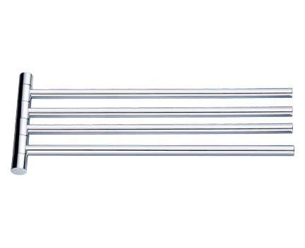 Towel holder NAVA quad swiveling | chrome