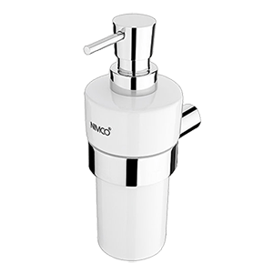 Soap dispenser NAVA with ceramic with dish