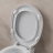 Toilet seats Bucket | white | SlowClose