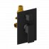 Concealed module CUBE lever, two-way | black mattte