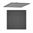 Showerhead CUBE | wall mounted | 300 x 300 mm | black mattte