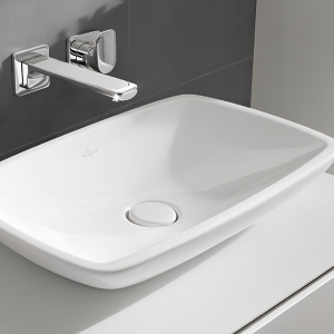 TOPCOUNTER WASHBASIN LOOP & FRIENDS | 585 x 380 x 110 | Star White CeramicPlus