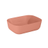 Countertop basin CHARMANT | 455 × 325 × 135 | matte coral