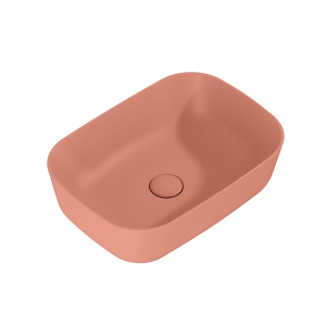 Countertop basin CHARMANT | 455 × 325 × 135 | matte coral