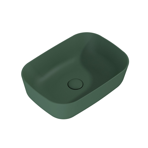 Countertop basin CHARMANT | 455 × 325 × 135 | matte emerald