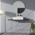 Countertop basin CHARME | 620 x 390 x 120 | Naxos | grey