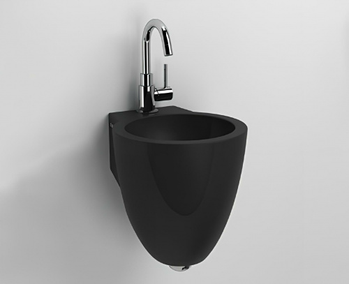 Wall-mounted sink FLUSH 270 x 315 x 280 | black matte