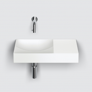 Vessel or wall-mounted sink VALE 450 x 190 x 70 | white