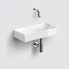 Vessel or wall-mounted sink VALE 380 x 190 x 70 | white