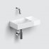 Vessel or wall-mounted sink VALE 380 x 190 x 70 | white