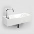 Vessel or wall-mounted sink HAMMOCK 650 x 254 x 160 | white