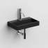 Vessel or wall-mounted sink MINI WASH ME 380 x 240 x 70 | with tap hole | black