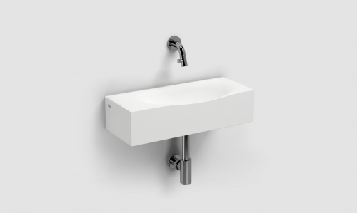 Vessel or wall-mounted sink HAMMOCK 450 x 180 x 110 | white mat