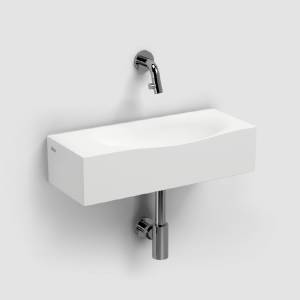 Vessel or wall-mounted sink HAMMOCK 450 x 180 x 110 | white mat