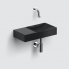 Vessel or wall-mounted sink VALE 380 x 190 x 70 | black