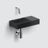 Vessel or wall-mounted sink VALE 380 x 190 x 70 | black