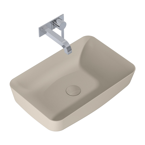 Countertop sink DAPHNE | 500 × 390 × 135 | dune matte