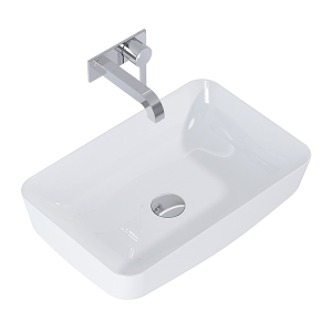 Countertop sink DAPHNE | 500 × 390 × 135 | white