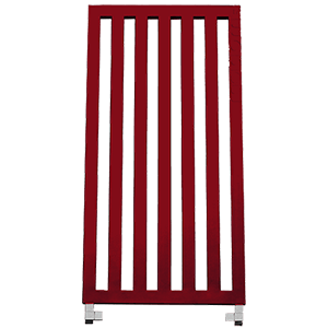 Darius radiator | 600x1500 mm | bordó structural mat