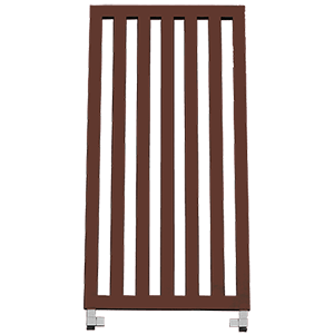 Darius radiator | 600x1500 mm | brown structural mat