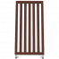 Darius radiator | 600x1500 mm | brown structural mat