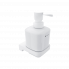 Soap dispenser with ceramic bowl Maya | white matte