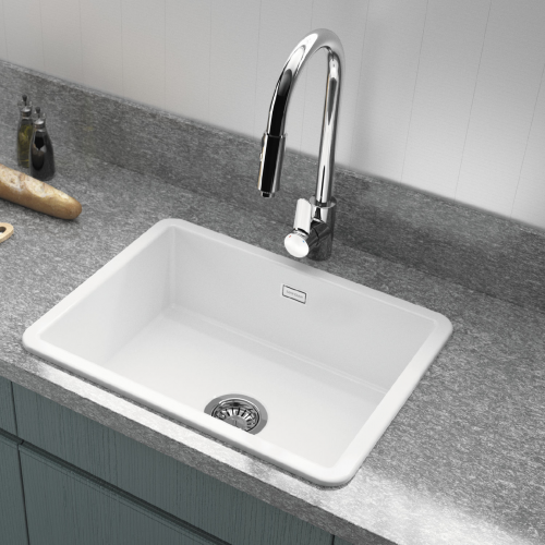 Kitchen sink Cuba 2 | 598 x 462 x 222 | white