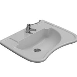 Hospital basin ARGENTO | 670 x 545 x 215