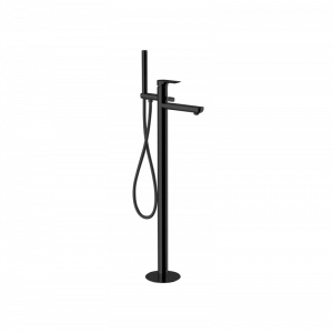 Bath faucet INFINITY lever mixer, free-standing | black mattte