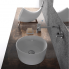 Washbasin FORTY3 | 350x350x160 mm | Black mattte