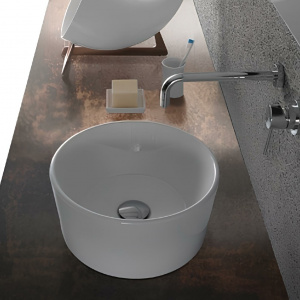 Washbasin FORTY3 | 350x350x160 mm | Chestnut mattte