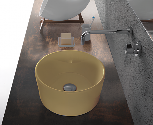 Washbasin FORTY3 | 350x350x160 mm | Pearl mattte