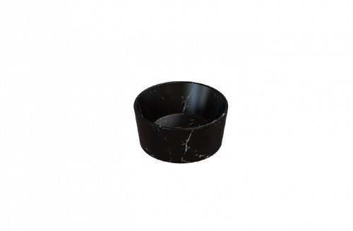 Washbasin FORTY3 | 350x350x160 mm | Portoro Nero mattte