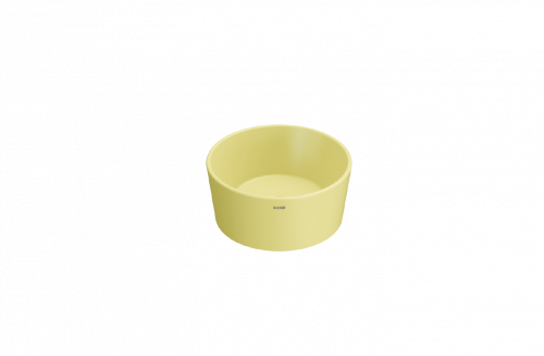 Washbasin FORTY3 | 350x350x160 mm | Mustard yellow mattte