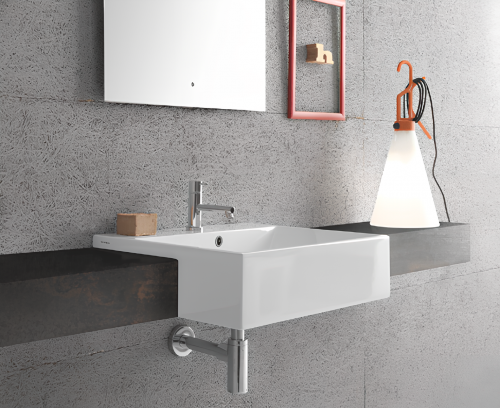 Washbasin T-EDGE | 550 x 470 x 150 | white