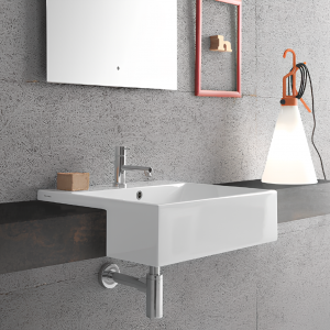 Washbasin T-EDGE | 550 x 470 x 150 | white