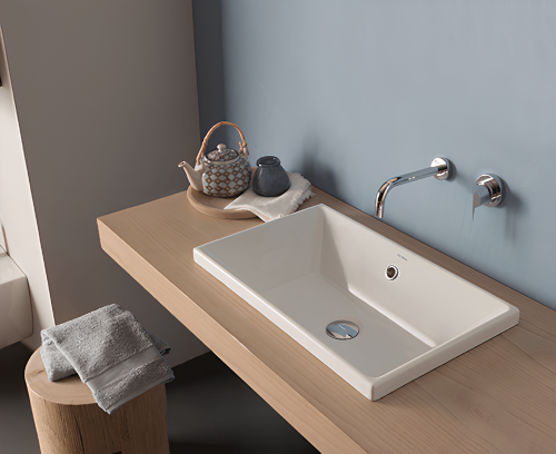 Under-counter mounted sink STOCKHOLM | 550 x 340 x 170 | white