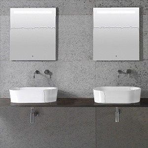 Vessel sink FORTY3 | 600 x 350 x 160 | white