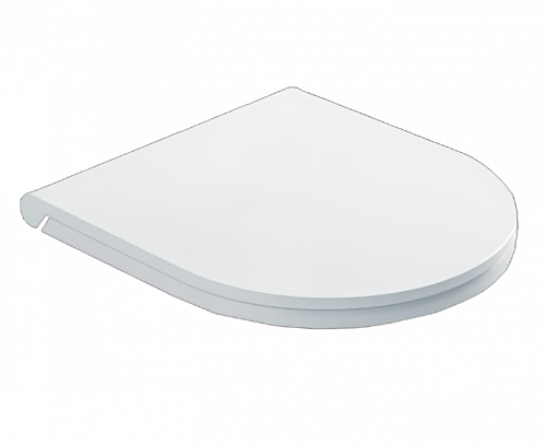 Toilet seat Forty3 | 459x365 mm | SoftClose | White mattte