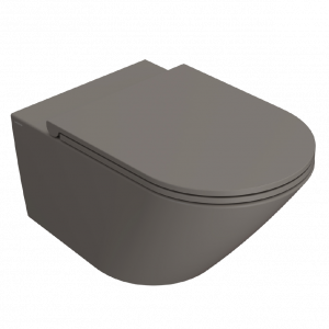 Wall-mounted toilet WC Forty3 | 570x360x330 mm | Agate mattte | Rimless