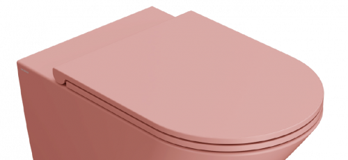 Toilet seat Forty3 | 459x365 mm | SoftClose | Pink mattte