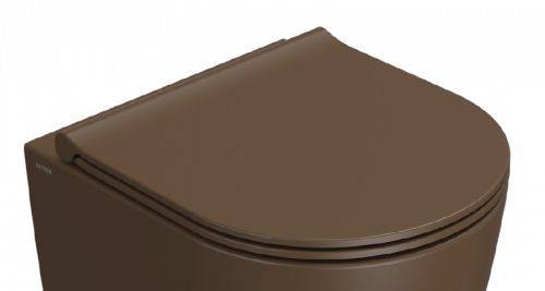 Toilet seat Forty3 | 395 x 360 | SoftClose | Chestnut mattte